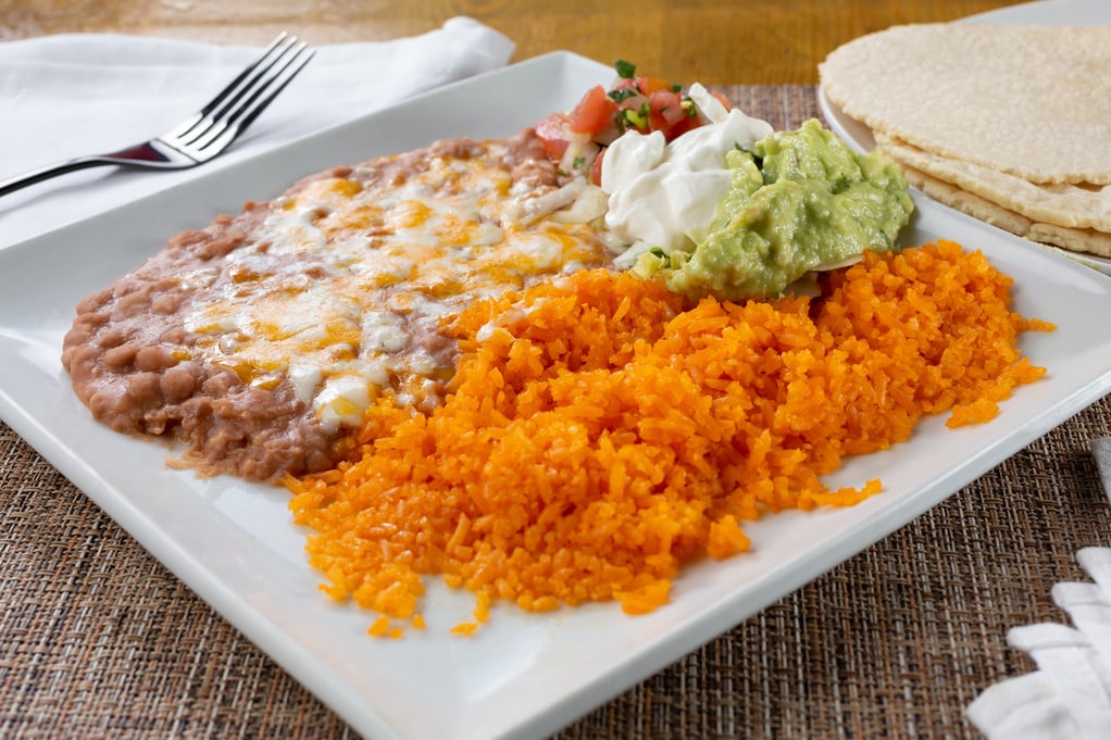 Mexican rice and beans